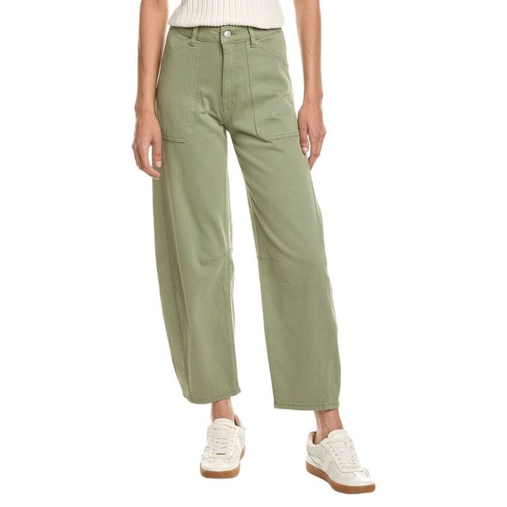 NWOT DL1961 Womens Miro Supergreens Barrel Leg Jean, Green